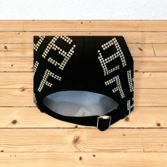 (NWT) Rhinestone Cap Initial FF - Picture 3 of 3